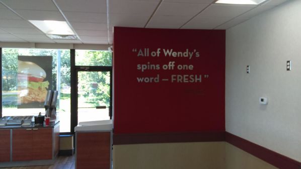 Wendy's Wall — Sioux City, IA — L&L Builders Co.