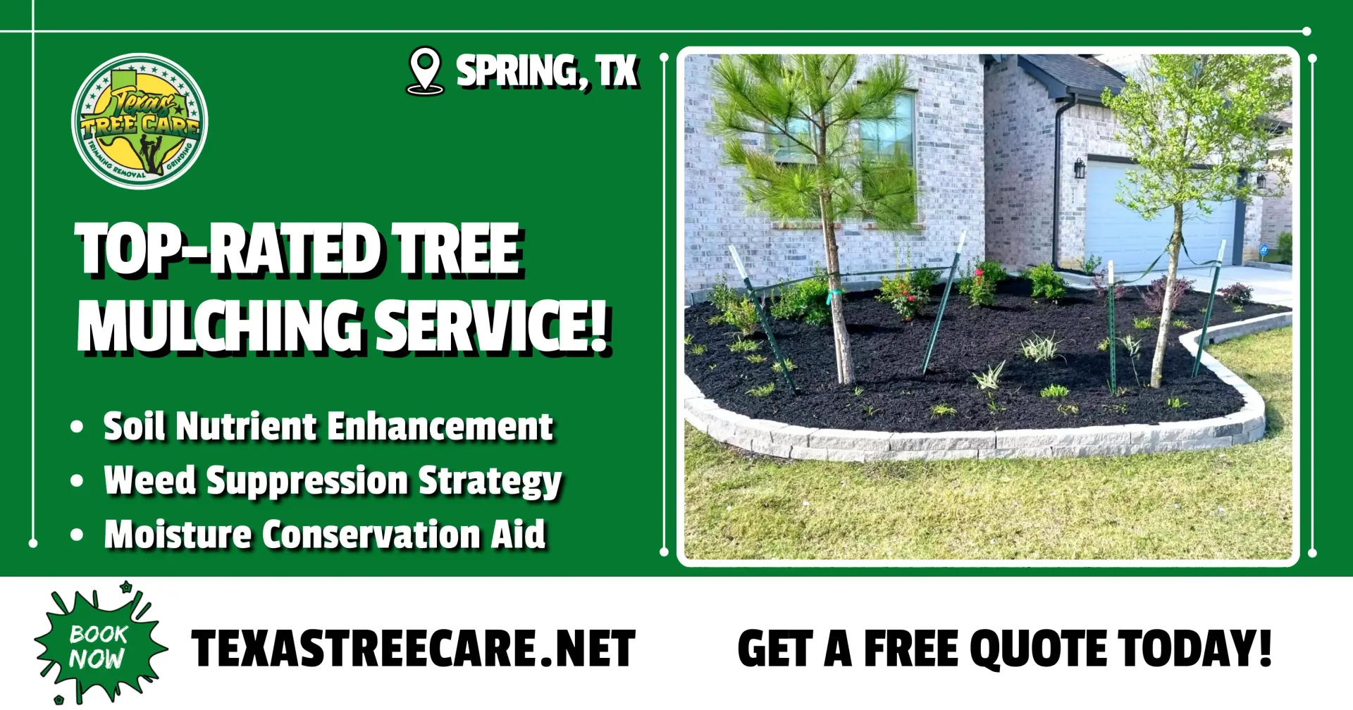 Tree Mulching Service - Spring Tree Service