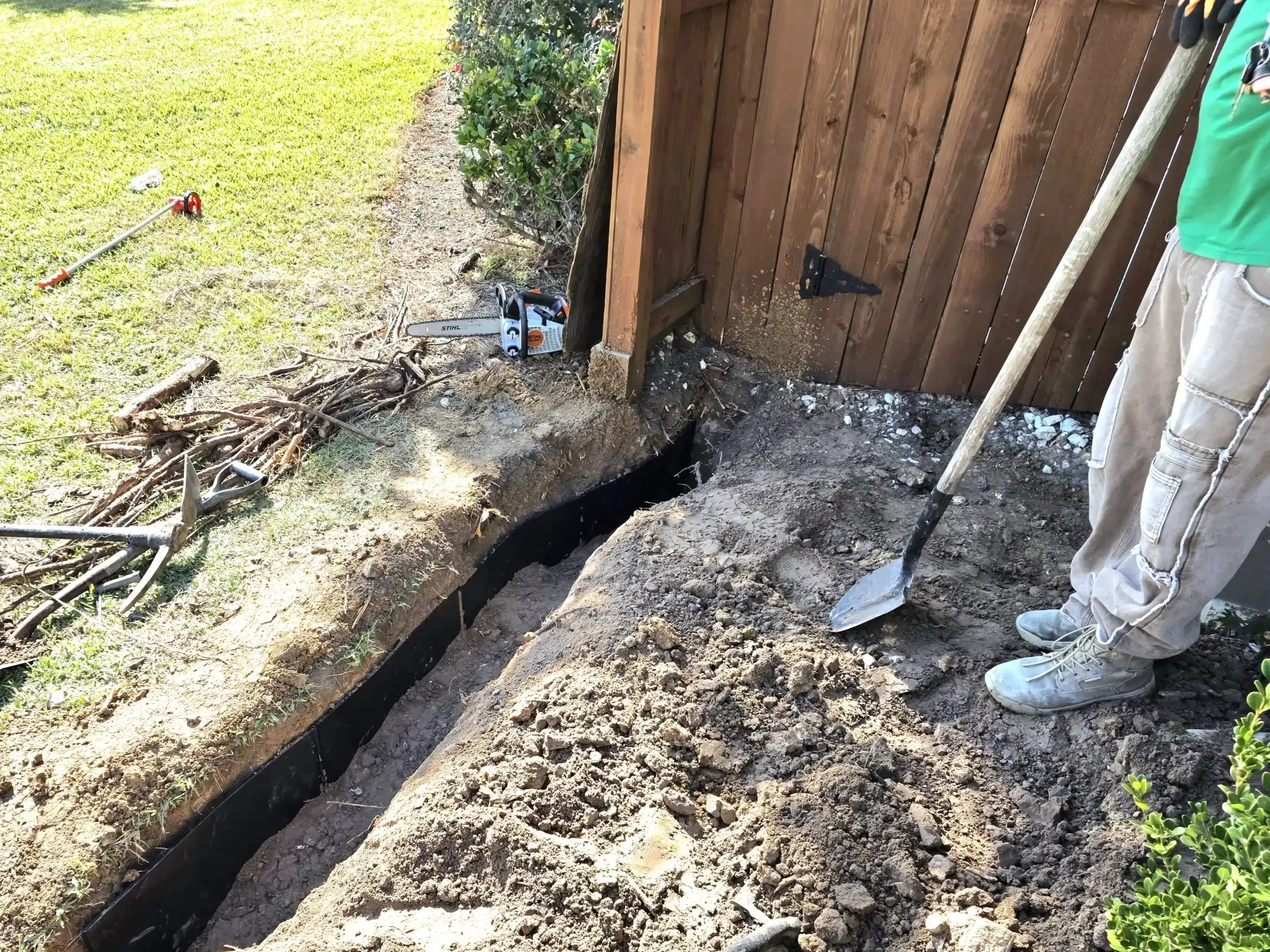 Root Barrier Installation in Spring TX | Texas Tree Care
