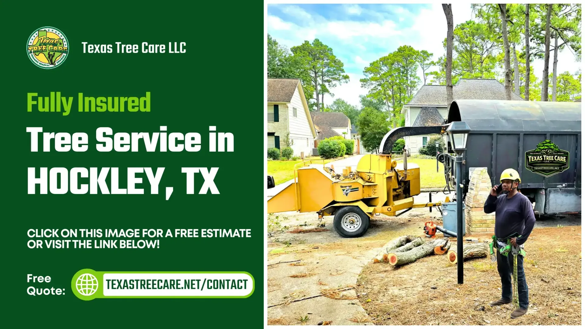 Tree Service Hockley TX | Removal, Trimming & Stump Grinding