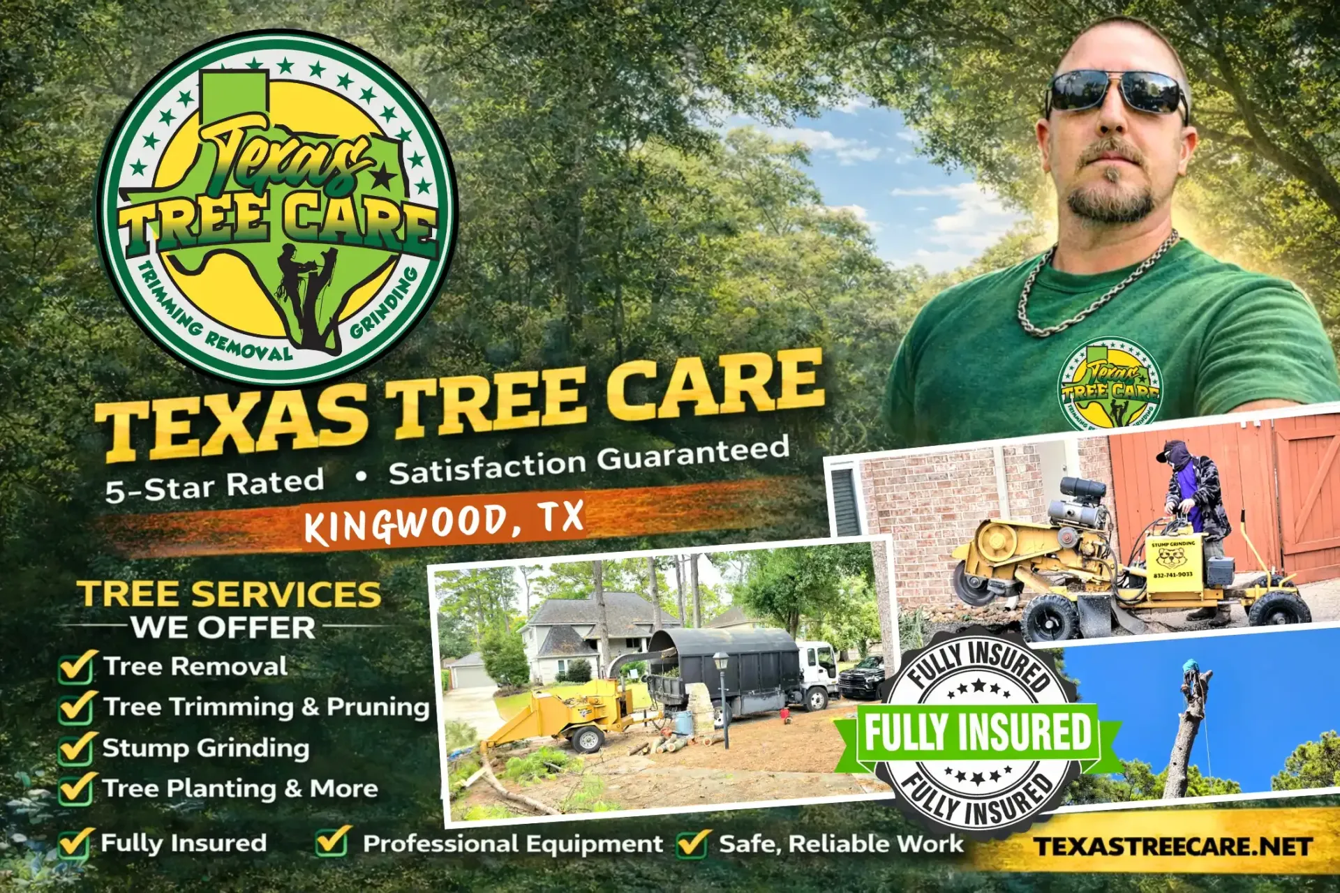 Tree Service Kingwood TX | Tree Removal & Stump Grinding