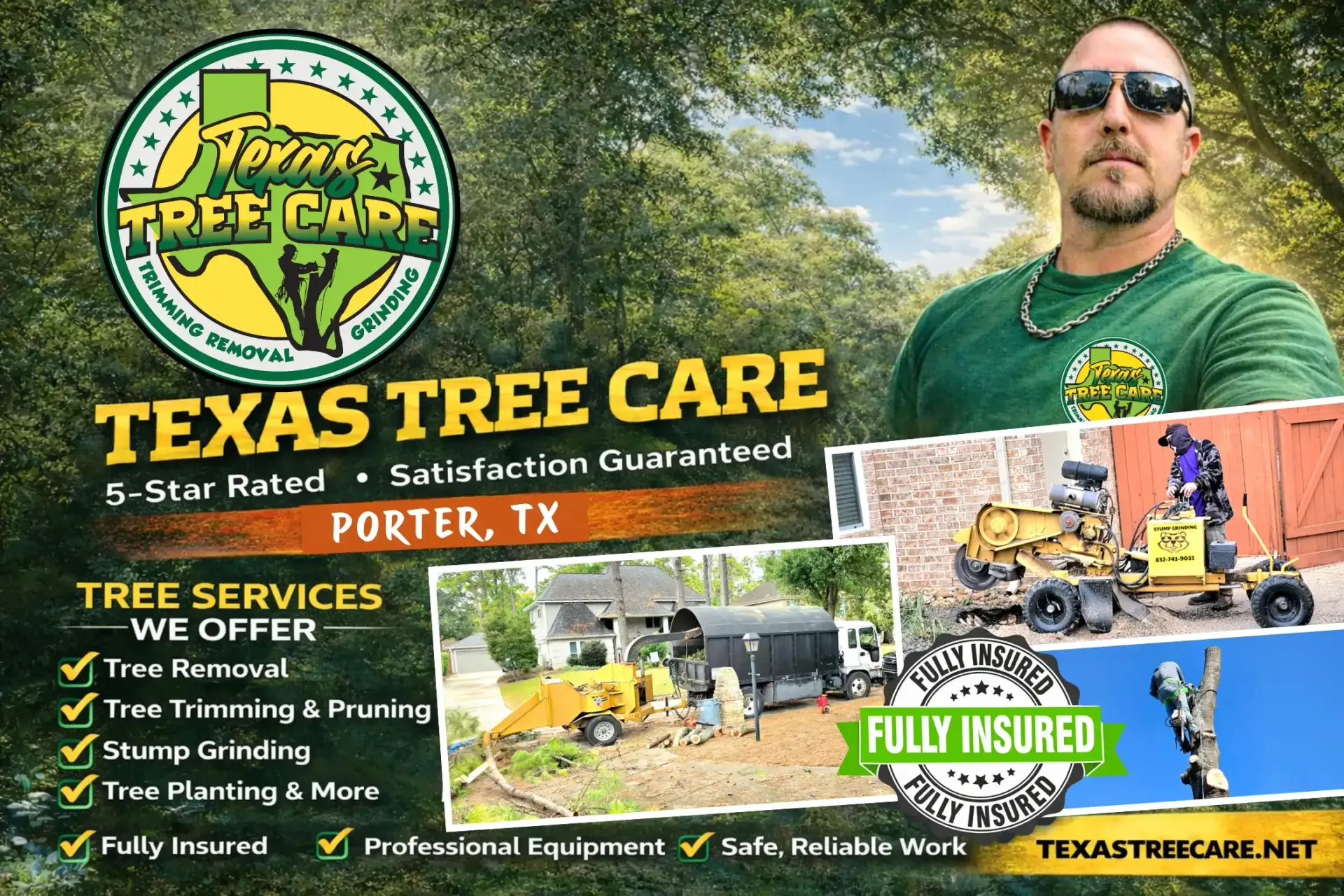 Tree Service Porter TX | Texas Tree Care