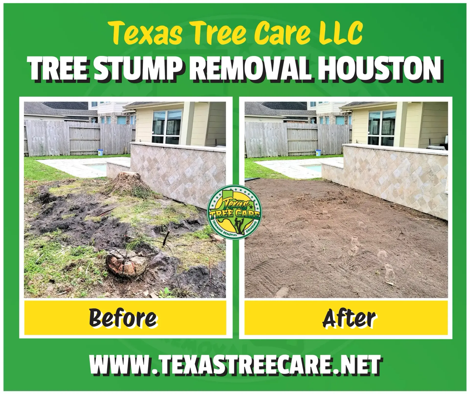 Tree Stump Removal Houston | Texas Tree Care