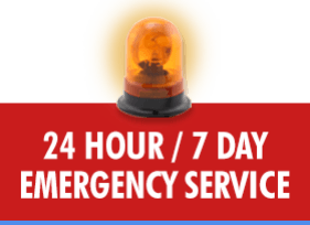 24 hour 7 day emergency service