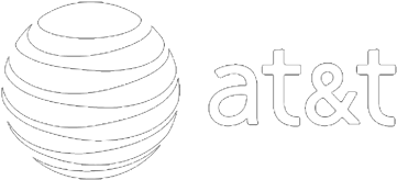 A black and white drawing of the at & t logo.