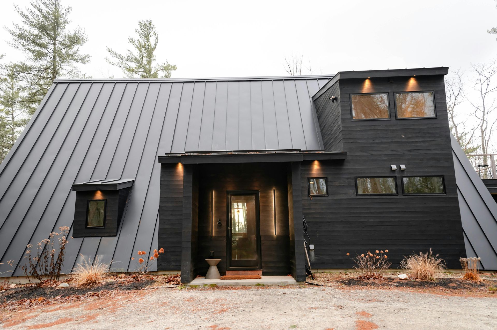 A cardboard sign reading 