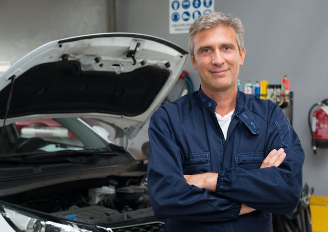 One of our mechanics | B & B Auto Service