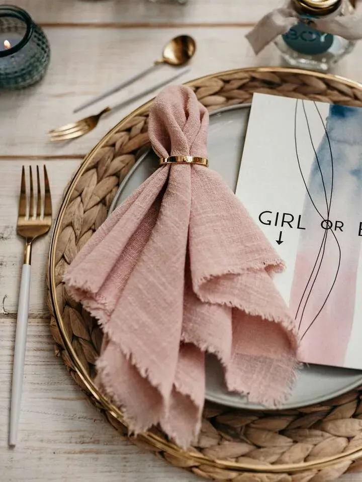 servetten, servetten pink, trouwdecoratie, stylingbruiloft, wonderfulwedding.nl, tafeldecoratie