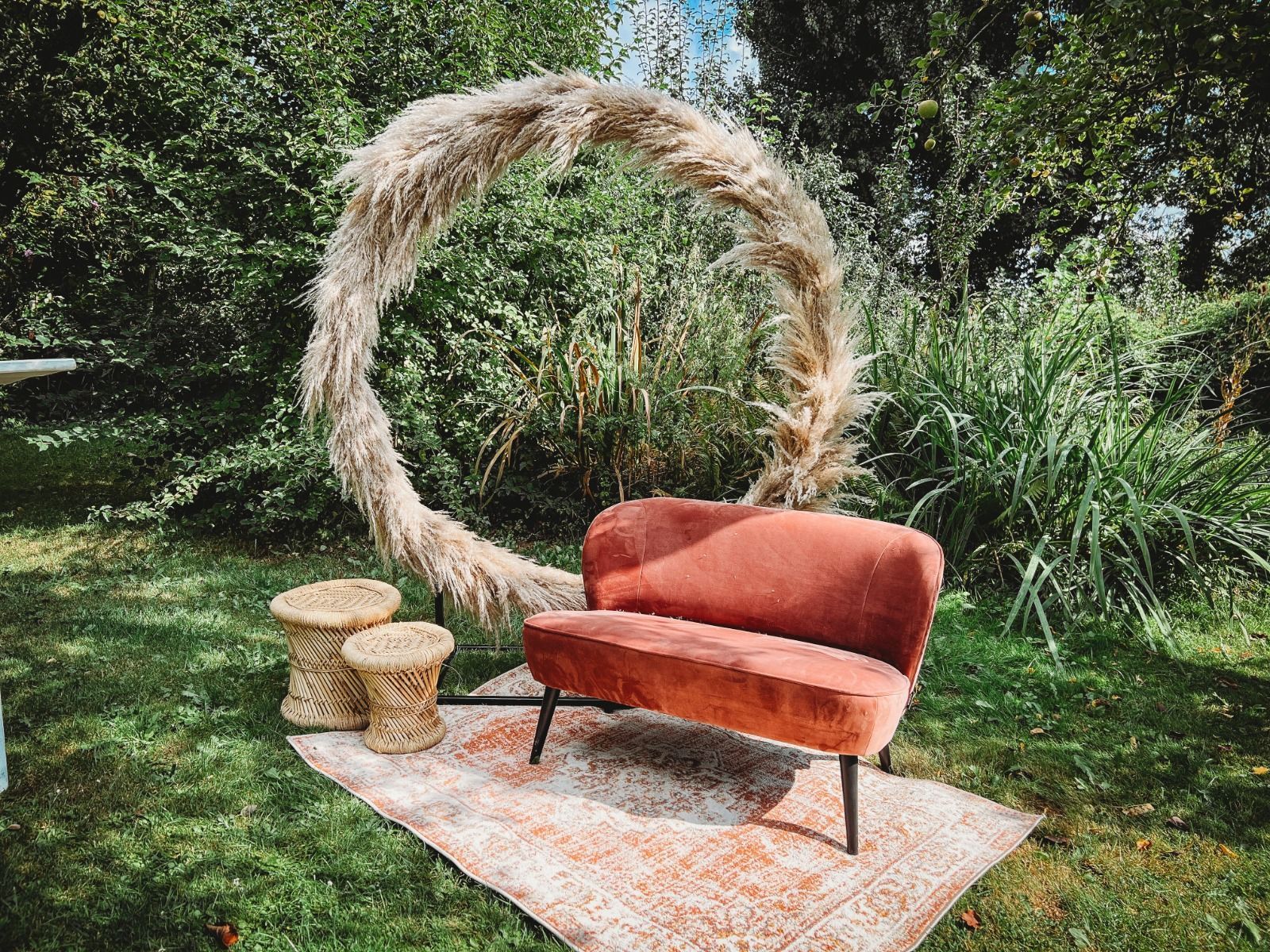 velvet bankje, trouwbankje, velvet bank, Velvet bankje huren rotterdam, trouwbankje