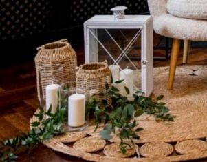 lantaarns, windlichten, aankleding ceremonie, styling bruiloft