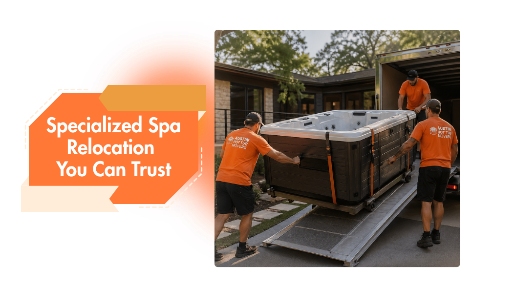 Emergency hot tub moving crew responding to same day service request
