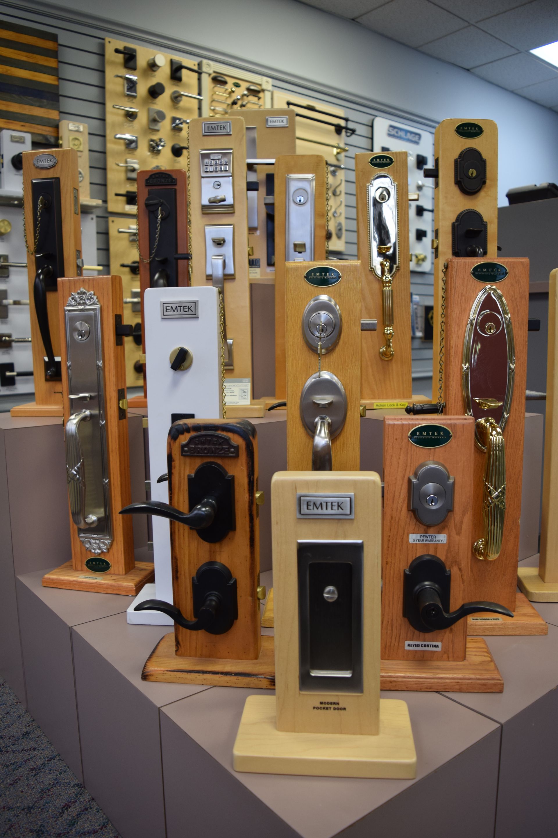 Locksmith Fixing a Door - Roselle, Illinois - Action Lock and Key, Inc