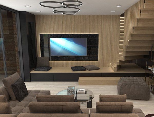 A Modern Living Room — Sonic Digital In West Gosford, NSW