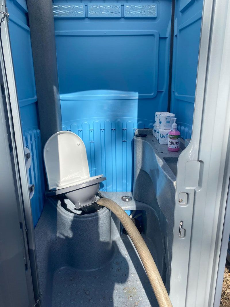 Inside of Portable Toilet — KYK Industries in Katherine, NT