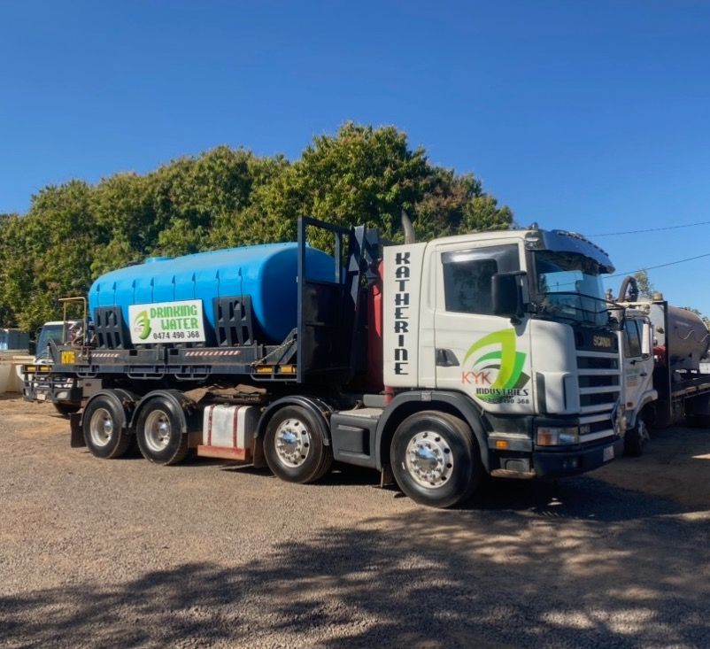 Truck With Potable Water Inside — KYK Industries in Katherine, NT
