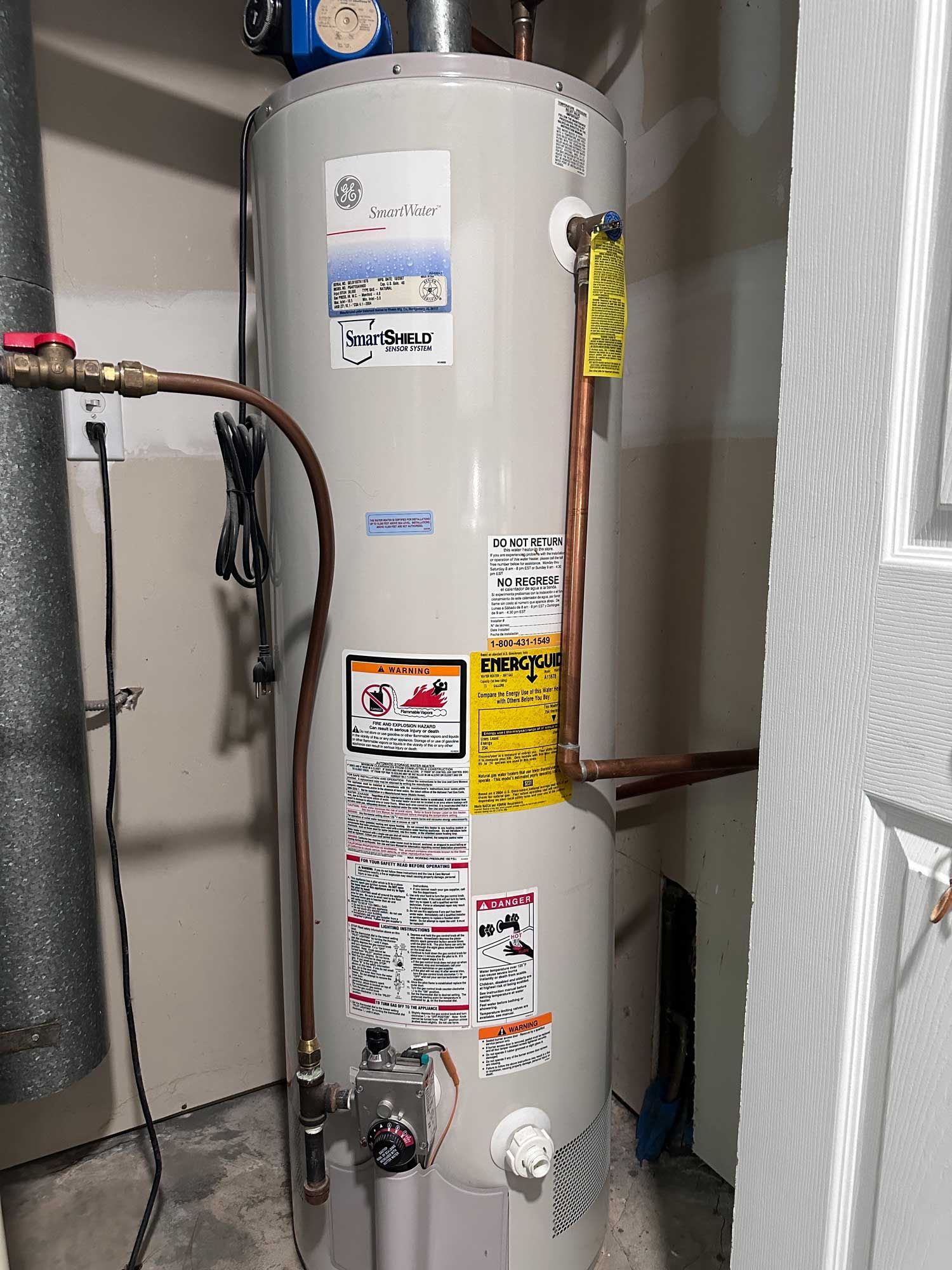 gas water heater