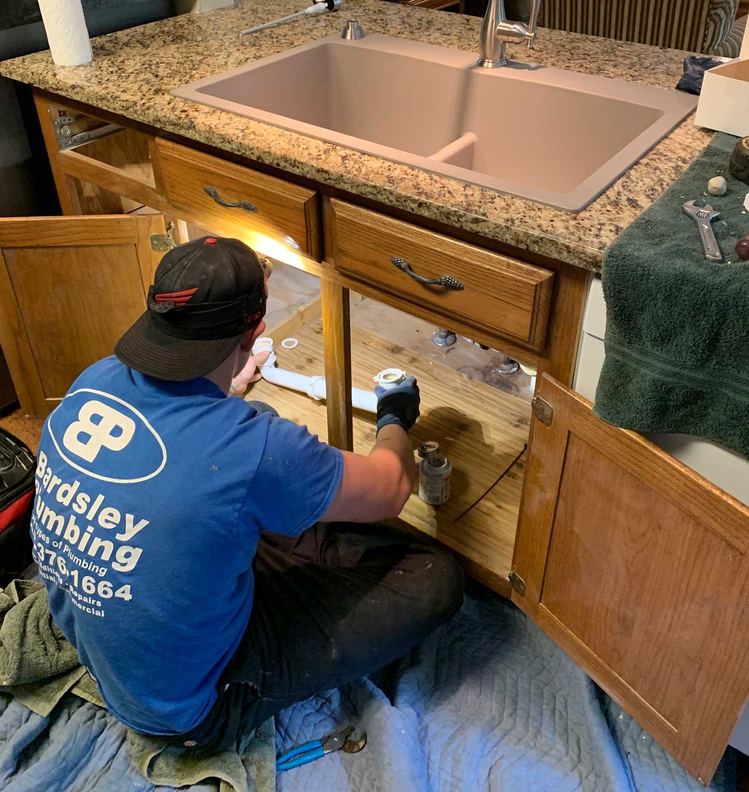 faucet repair and installation with Bardsley plumbing service