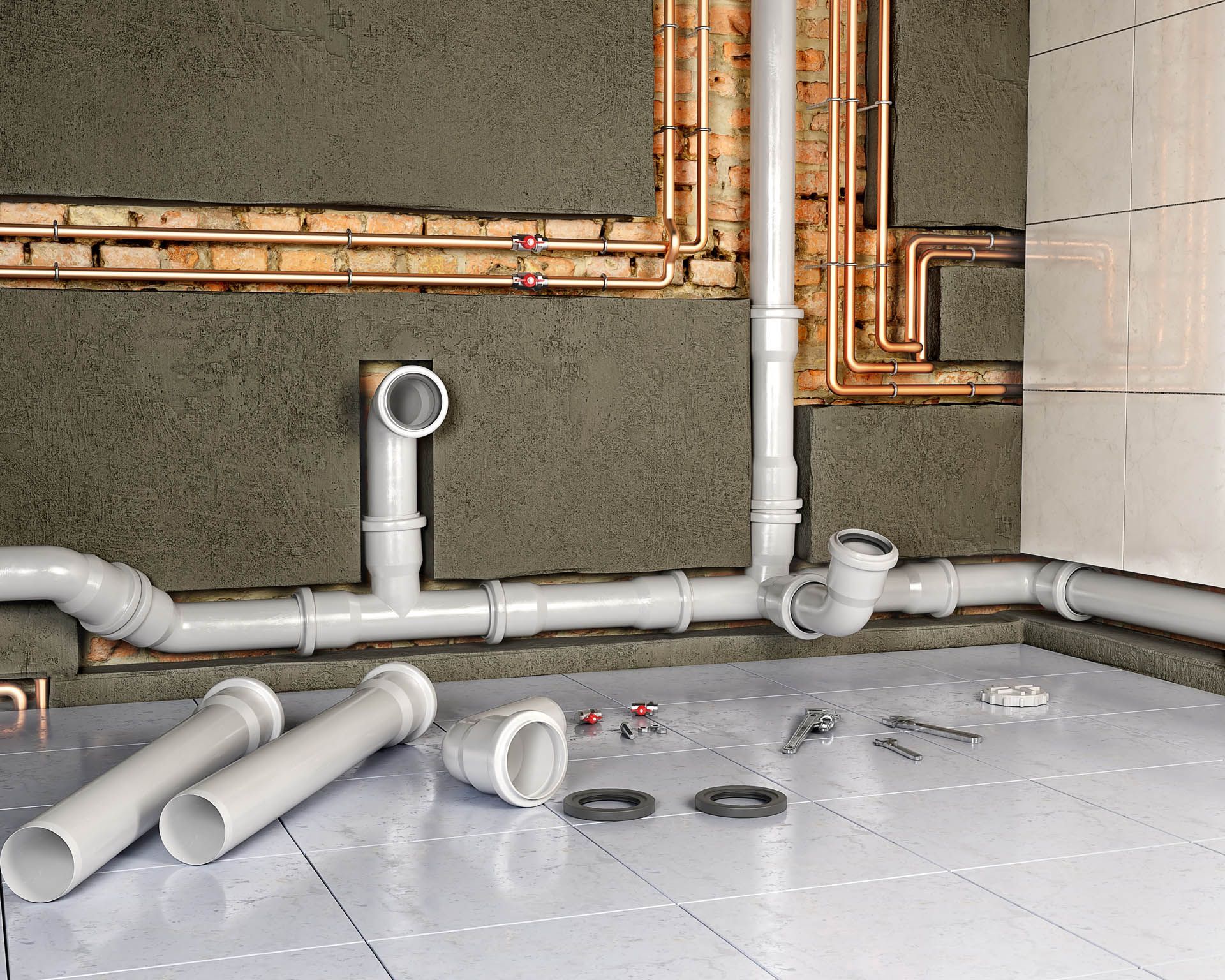 House Pipe Sample Whole House Re-piping Services in Gwinnett, GA by Bardsley Plumbing