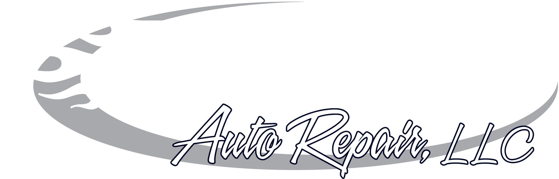 Logo for "Bennie's Auto Repair, LLC" with stylized text and gray arc.