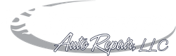 Logo for "Bennie's Auto Repair, LLC" with stylized text and gray arc.