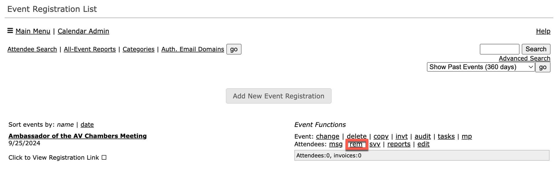 Screenshot of a team registration list with highlighted entry indicating the availability of the 17 spots.