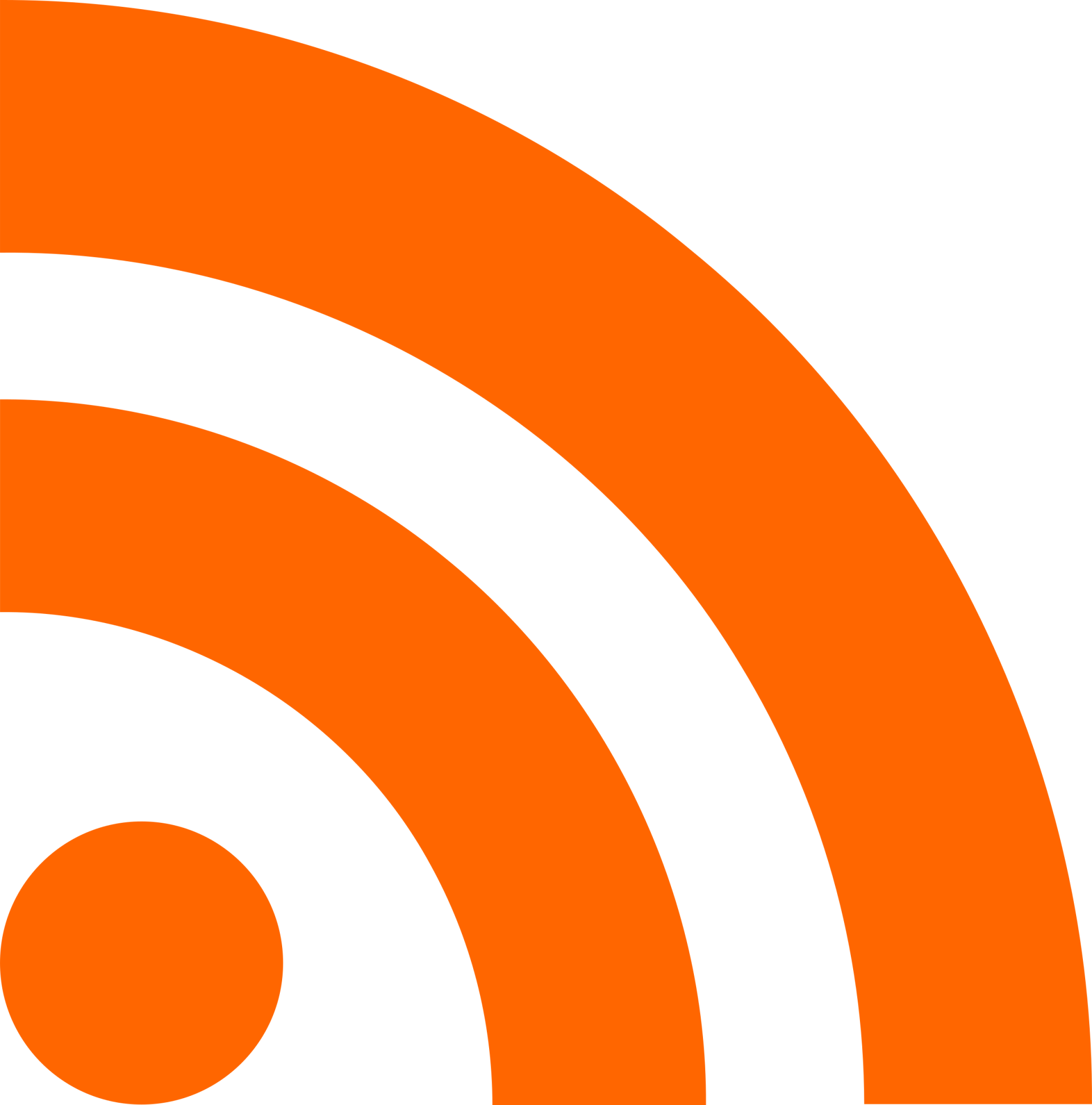 Orange RSS feed icon.
