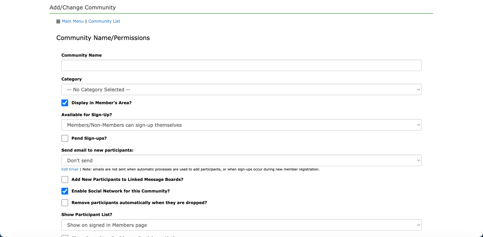 A form with fields for account information, a checkbox to agree to terms, and other details.
