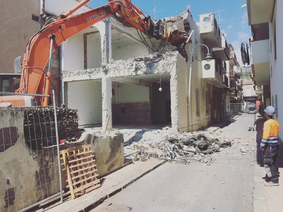 Materiale edile di scarto