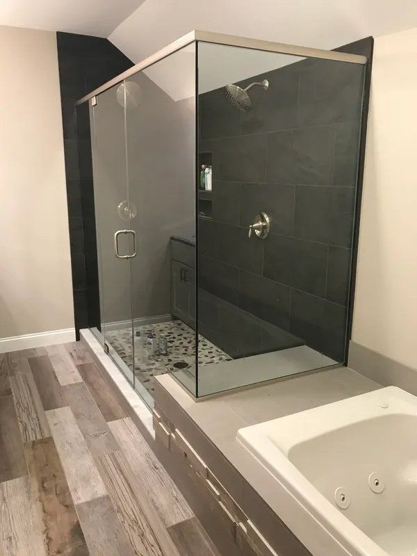 New Installed Transparent Shower — Allentown, PA — Premier CCM, INC