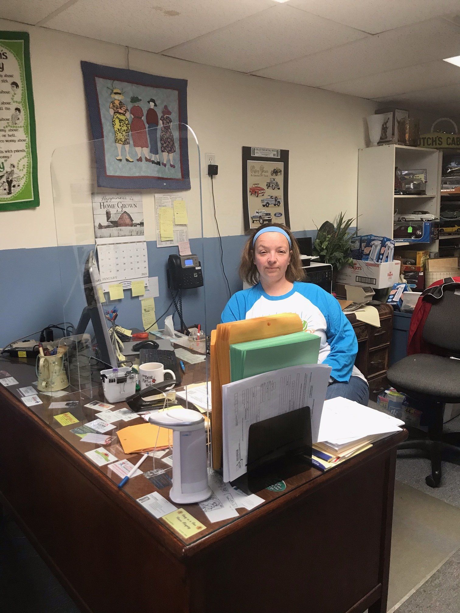 Staff Sitting on the Office Chair — Desloge, MO — Eaton Tax Service
