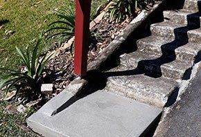 Staircase plants — Property Maintenance in Central Coast, NSW