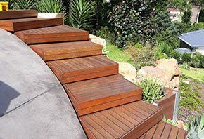 Handyman wooden stairs — Handyman Services in Central Coast, NSW