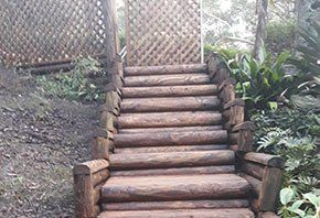 Wooden stairs — About Us in Central Coast, NSW
