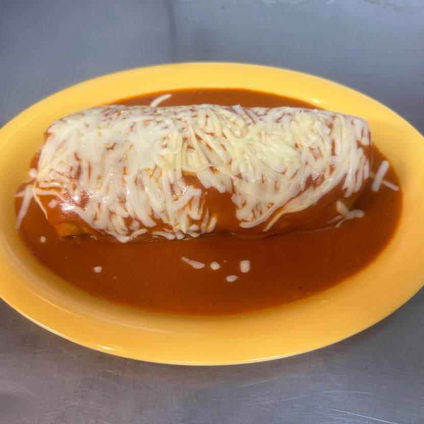 wet red burrito
