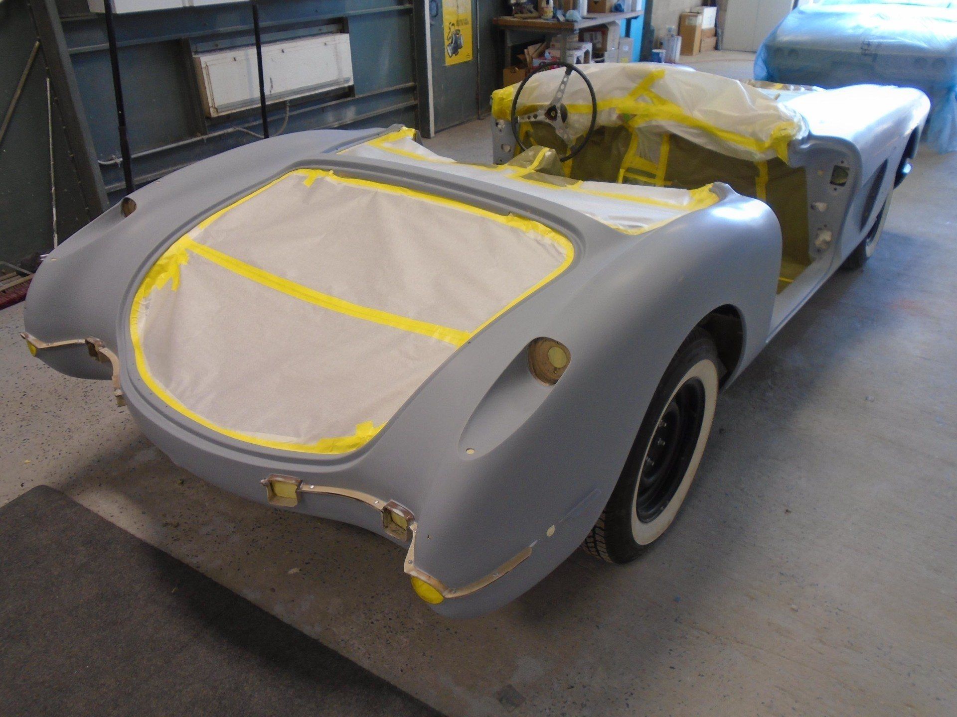 Jim's 58 Spray Paint — Pipersville, PA — The Vette Shop