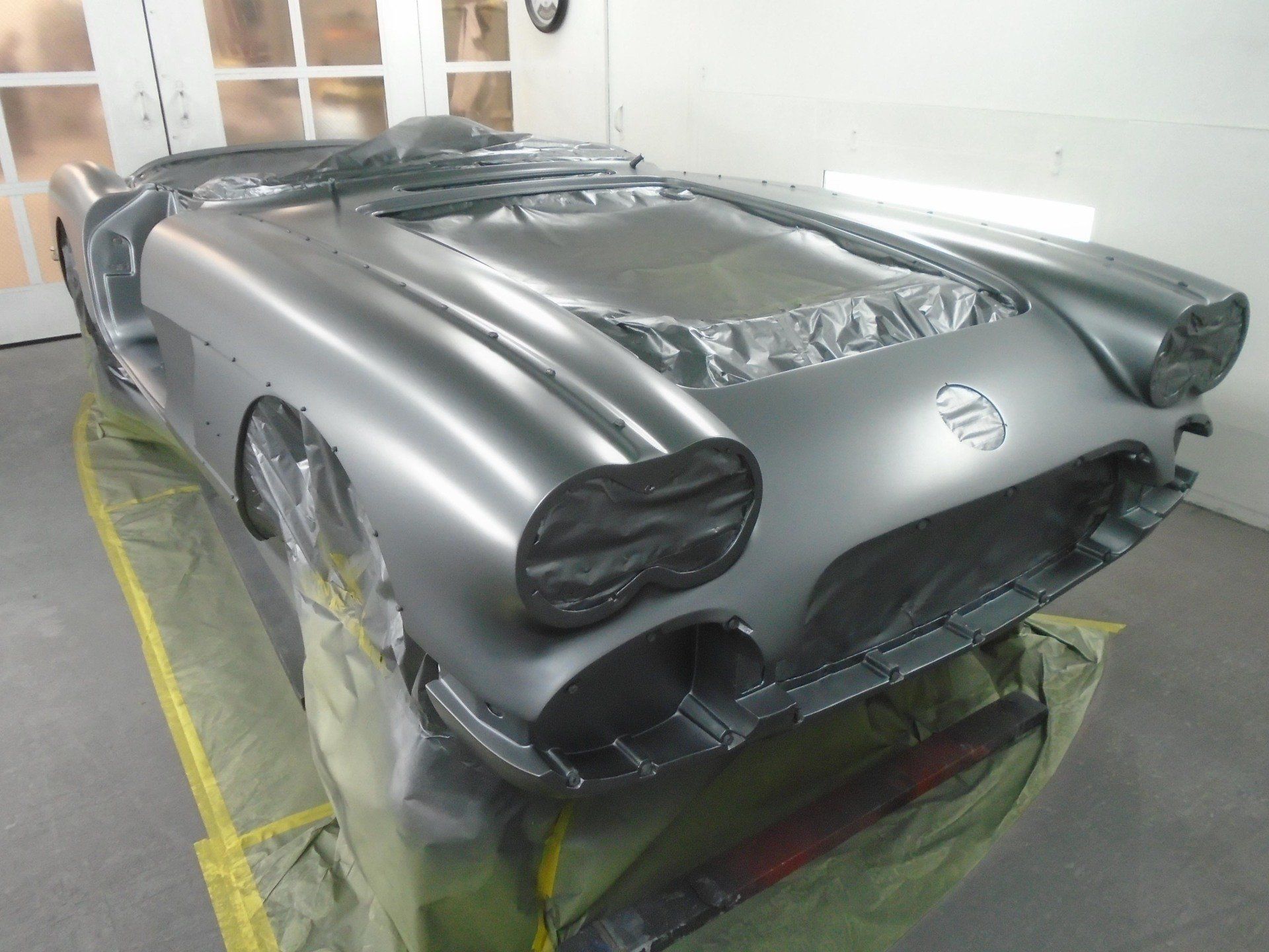 Jim's 58 Painted Glossy Gray — Pipersville, PA — The Vette Shop