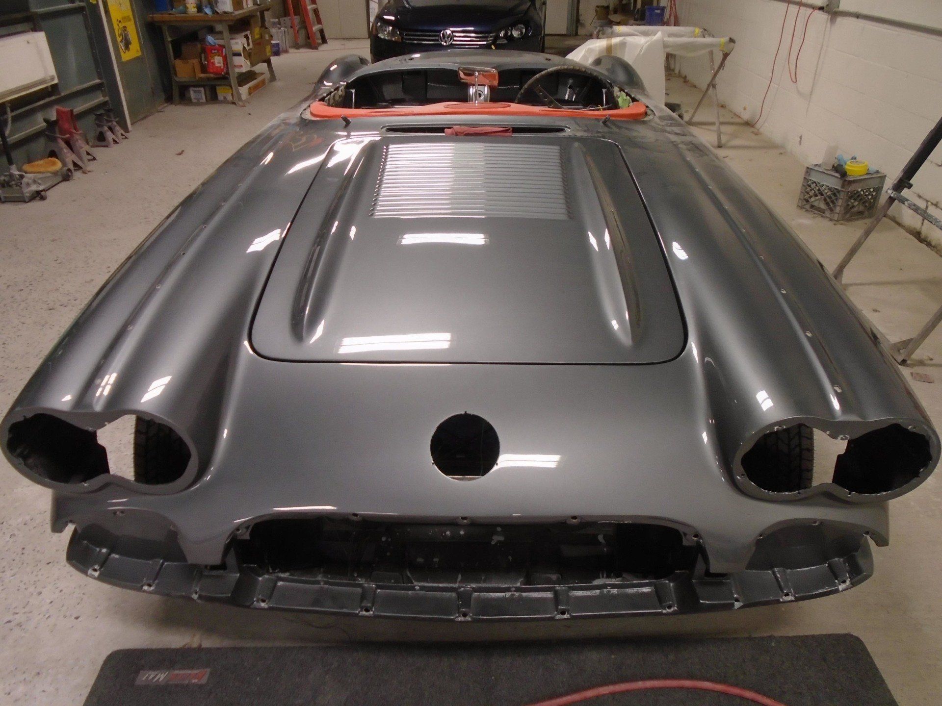 Jim's 58 Engine Compartment — Pipersville, PA — The Vette Shop