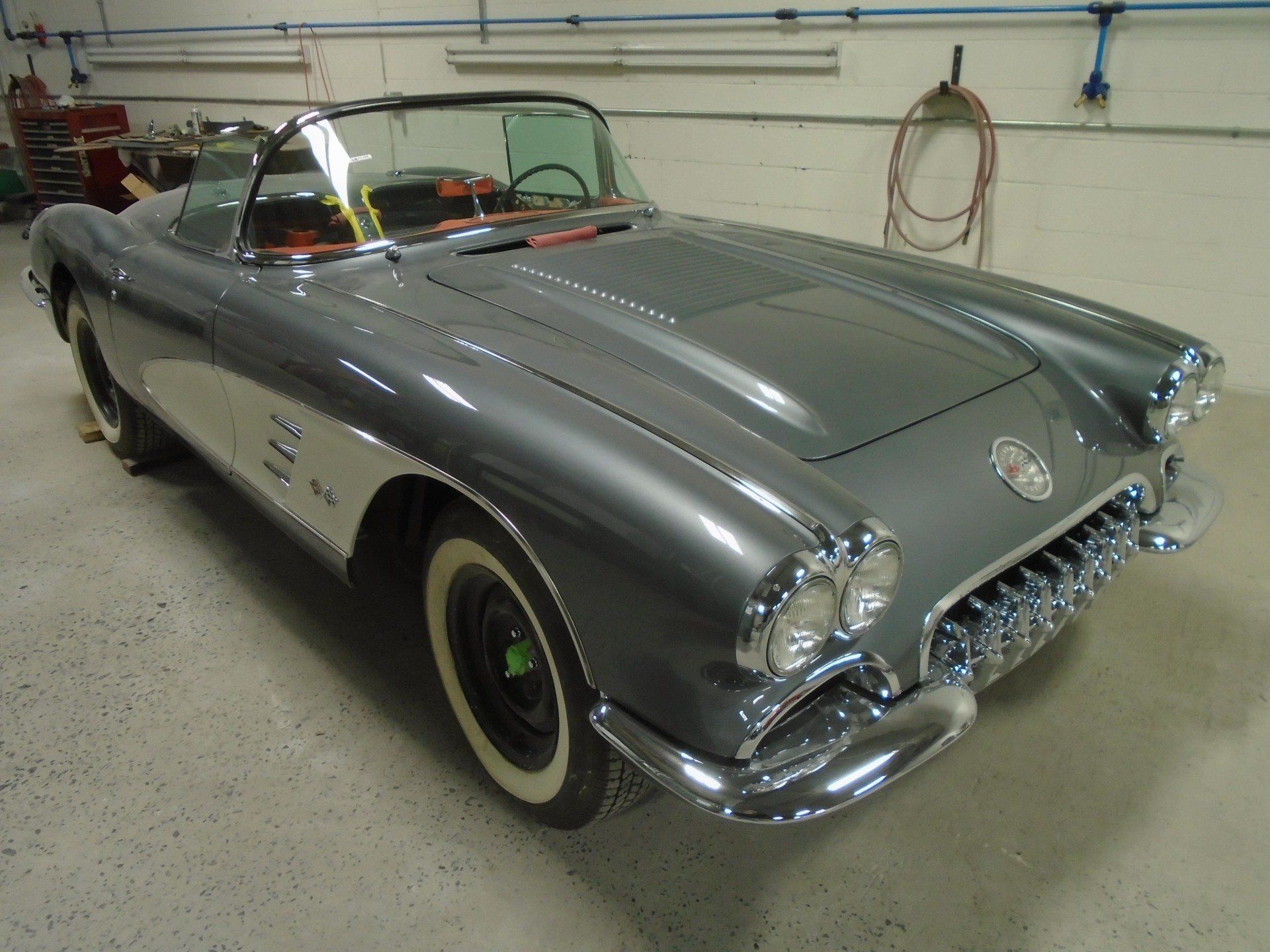 Jim's 58 Glossy Gray Color — Pipersville, PA — The Vette Shop