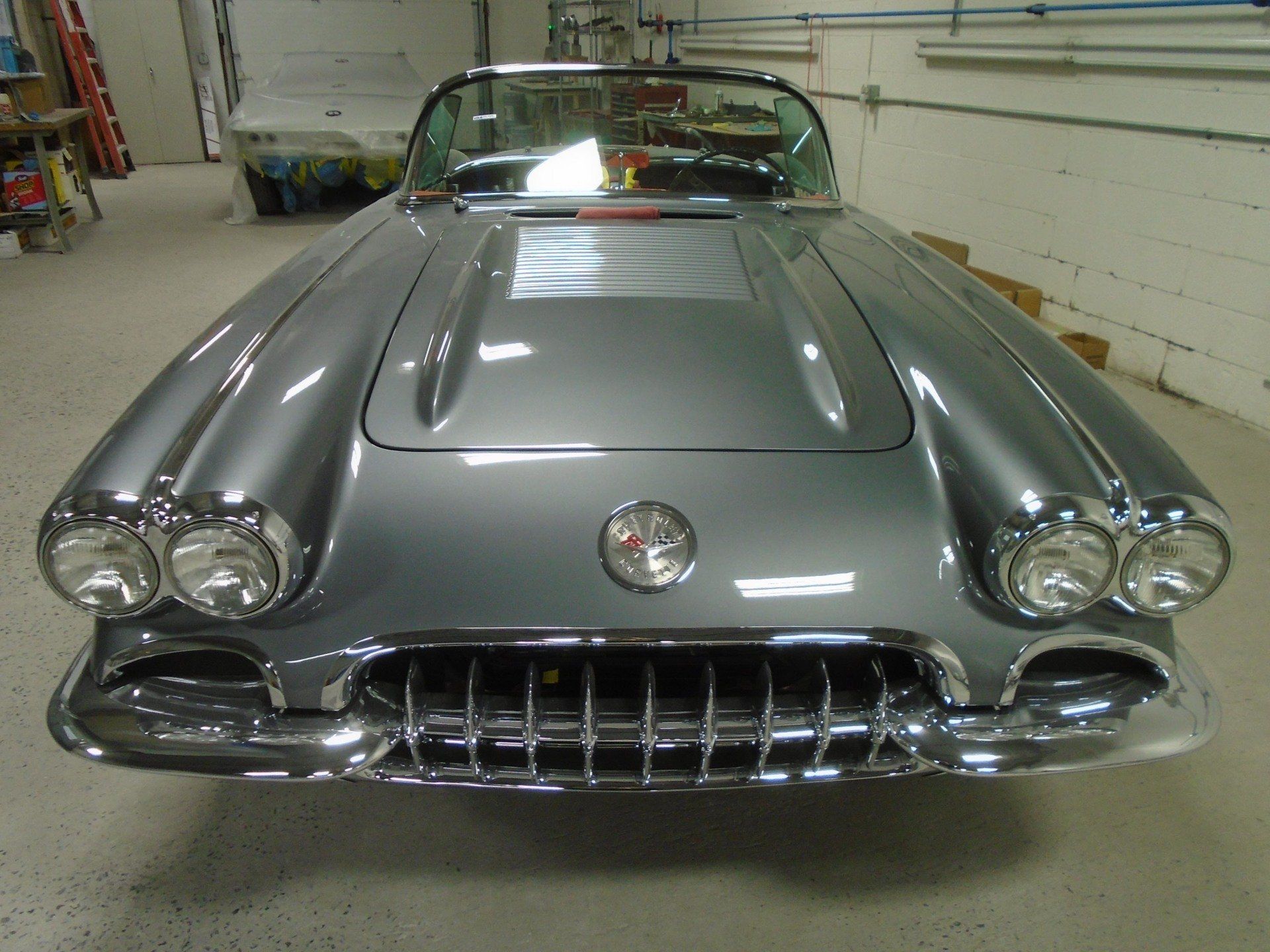 Jim's 58 Front View — Pipersville, PA — The Vette Shop