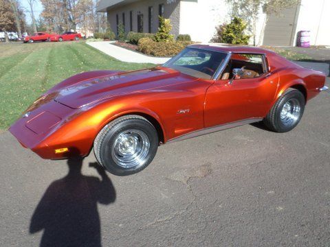 Vintage Tangerine Car — Pipersville, PA — The Vette Shop