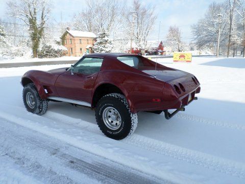 Nicely Restored 1975 Maroon Corvette — Pipersville , PA — The Vette Shop