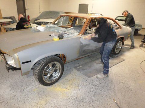 1975 Nova Repainting — Pipersville, PA — The Vette Shop