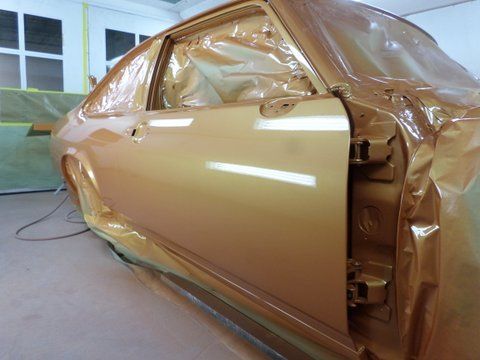 1975 Nova Door Repainting — Pipersville, PA — The Vette Shop