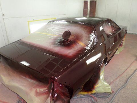 Maroon 1982 Camaro Z28 — Pipersville , PA — The Vette Shop