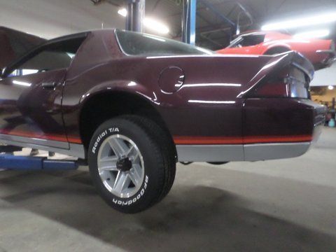 Maroon 1982 Camaro Repainting — Pipersville , PA — The Vette Shop