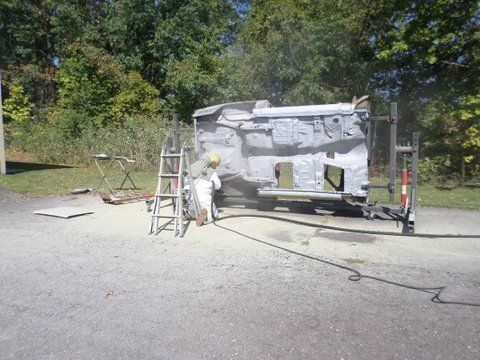 1977 Trans Ann Frame Paint — Pipersville, PA — The Vette Shop