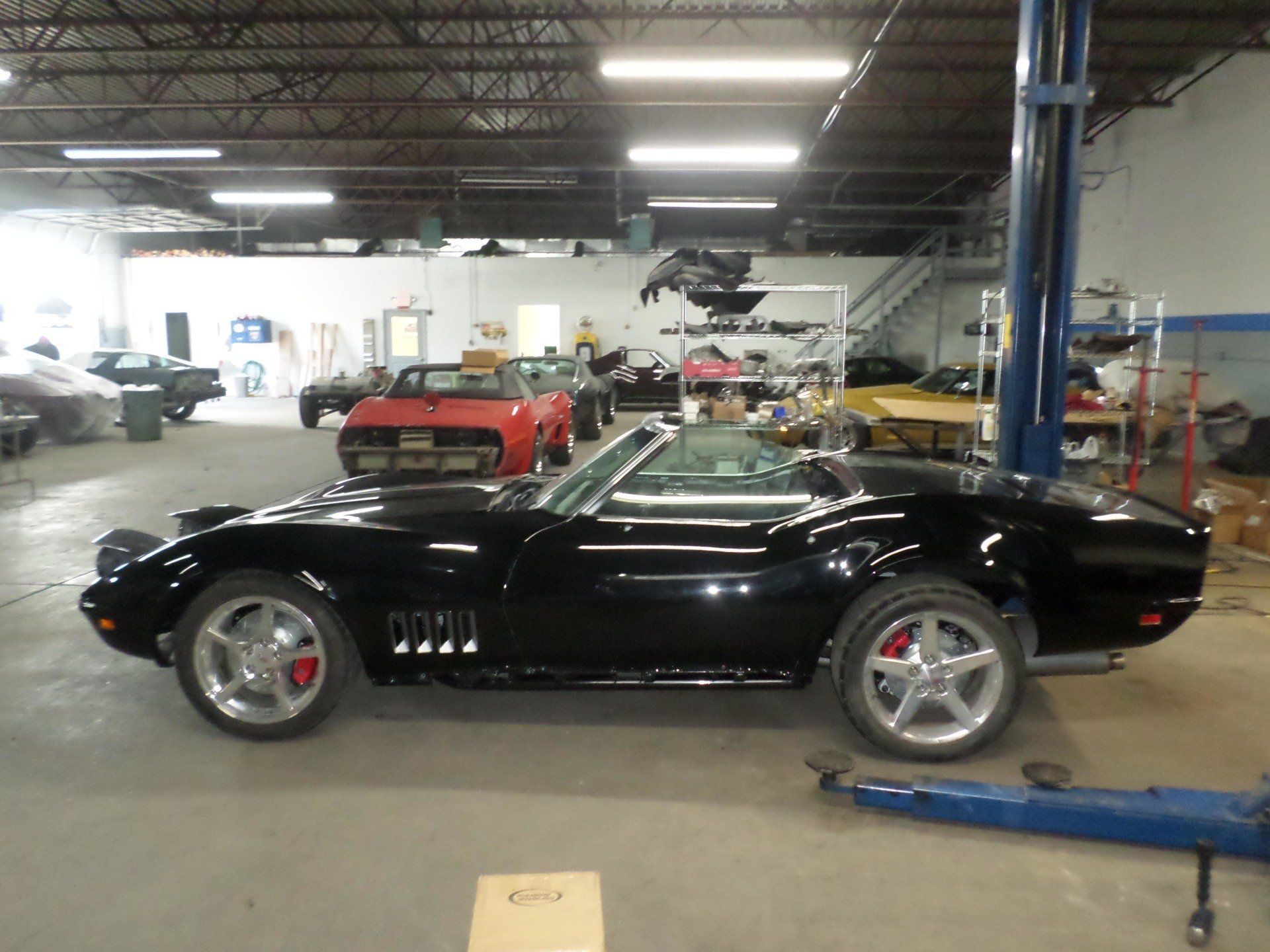 1965 Black Corvette After Repair — Pipersville, PA — The Vette Shop