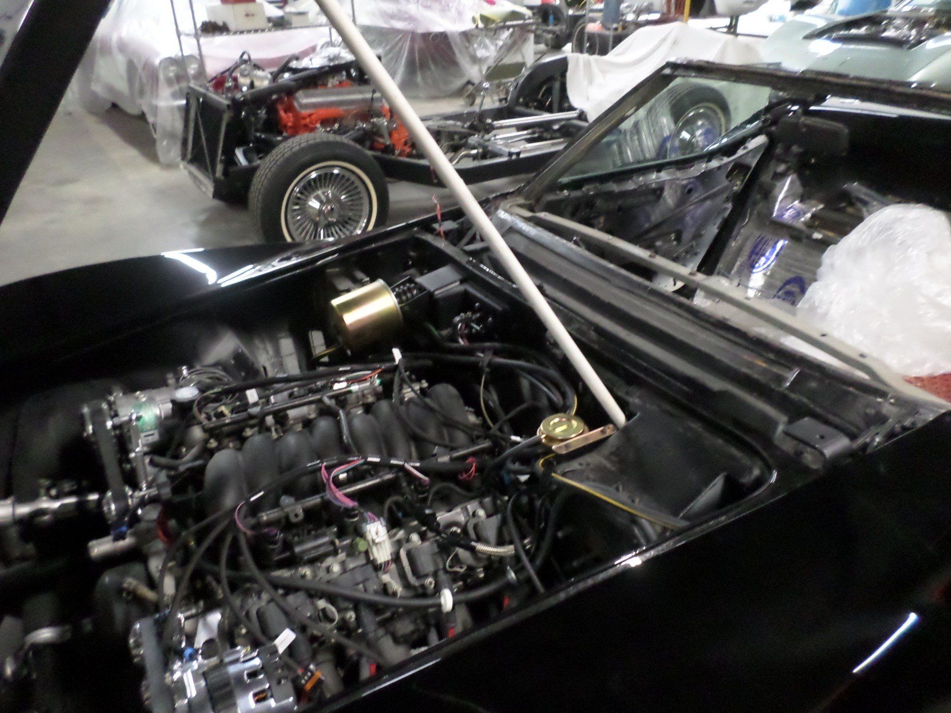 1965 Black Corvette Old Engine — Pipersville, PA — The Vette Shop