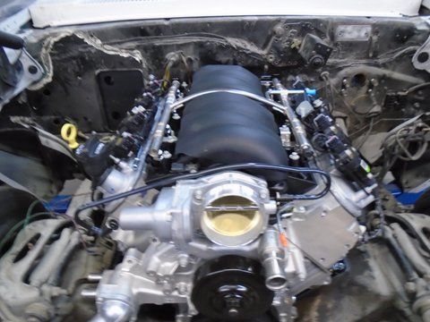 1969 Blue Camaro Engine — Pipersville, PA — The Vette Shop