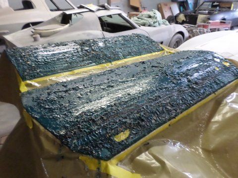 1969 Blue Camaro Coating — Pipersville, PA — The Vette Shop